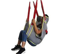 SXHMSAL Harnais De Toilette Tout Le Corps Harnais De Soulèvement des Patients Lève-Patient, Portable Malade Lève-Personne avec Support Quatre Points pour Personnes Âgées, Handicapés,Gris