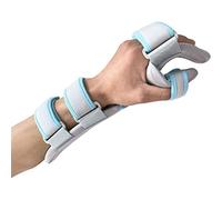 SXHMSAL Support Portable des Mains À La Main, Orthèses À Doigts Réglables pour L'équipement De Réadaptation Anti-Spasticité des Doigts De Doigt Facile À Utiliser, Aides À La Rééducation,Right,L