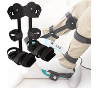 SXHMSAL Thickvalley Support De Cheville pour Jambe De Machine De Rééducation, Équipement De Protection De Support pour Jambe Entraîneur Motorisé À Pédale/Vélo De Rééducation,Noir