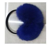 SXHRR Cache-Oreilles d'hiver Hiver Gros Oreillettes Femmes surdimensionnaires corée Mode Chaude véritable Fourrure Oreillettes épais Grande Taille Oreille Couverture (Color : Blue)