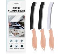 Sxhyf Brosse Nettoyage Salle de Bain Brosse Joint Carrelage à Poils Durs | Brosse a Joint Brosse de Nettoyage Outils Ménagers pour les Recoins de Carrelage, la Cuisine, la Salle de Bain (Rose Clair)