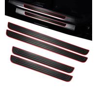 SXIAOX 4pcs seuil de Porte Voiture pour Citroen Jumpy III/3 XL 2016-2024, Protections de Bord de Porte de Voiture en Caoutchouc Anti-Rayures, Accessoires de Voiture