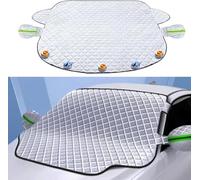 SXIAOX Couverture Pare-Brise Voiture pour Renault Traffic III/3 (AB Bj.2014),4 Couches de Protection Pare Brise Hiver de Voiture,Voiture Protege Pare Brise Givre