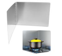 SXKJQER Plaque Anti Projection Cuisine 2 Côtés, Protection D'écran Anti-éclaboussures pour Cuisinière, Plaque Anti-Projections De Cuisson, pour La Evêtement Anti-adhésif, Aciers Inoxydables(45x40cm)