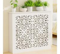 SXKLLYX Cache-Radiateur, Cache Radiateur pour la Maison, Armoire Chauffante Décorative Respirante pour Salon, Chambre, Couloir, Motif Floral(100 * 90 * 20cm/39.4 * 35.4 * 7.9in)