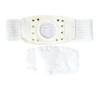 SXKLLYX Ceinture de Stomie de 10 Cm de Large pour Hommes et Femmes, Cintura Stoma avec Coussinet de Doublure, Trou de 7 Cm, Ceinture Abdominale, Prévenant les Hernies de Stomie(Medium)