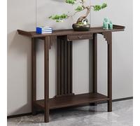 SXKLYRF Console D'entrée, Autel Bouddhiste, Table D'autel de Méditation avec Rangement, Table D'offrande de Sanctuaire avec Tiroir et Étagère Inférieure(100x31x83cm/39x12x33in)