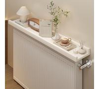 SXKLYRF Etagere Radiateur pour la Maison, Tablette de Radiateur pour Le Rangement et la Décoration, Capacité de Charge 30 Kg, Anti-Poussière et Anti-Fumée(White,60x15cm/24x5.9in)