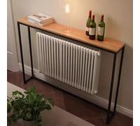 SXKLYRF Tablette de Radiateu en Bois, Etagere Radiateur, Table Console, Console D'entrée Étroite avec Structure en Métal pour Le Salon(120x20x75cm/47x8x29.5in)