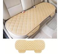 SXLGDW Housse de siège arrière de Voiture,Convient pour Fiat 500 Abarth 500 595 595C 695 S3 S4,Accessoires de Voiture,Beige