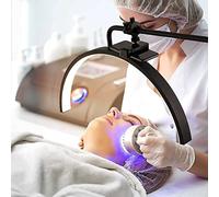 SXLIGHT Lampadaire À LED pour Esthéticiennes, Lampes pour Cils D'extension, Lampe Demi-Lune Réglable À 360° pour Les Tatoueurs, Maquilleurs, Visagistes, Studios De Beauté, Soins De La Peau, Tournage