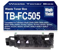 SXLXYOF Boîte de Toner usagé TB-FC505 2055c 2555c 3055c 3555c 4555c 5055c Collecteur de conteneurs de déchets Compatible pour Toshiba E-Studio 2505AC 2515AC 3005AC 3015AC 3505AC,TBFC505 Black-1PC