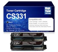 SXLXYOF Cartouches de Toner Noires compatibles CS331 pour Lexmark CS331 CS331dn CS331dw CS431dw CX331 CX331dw CX331adwe CX431dw CX431adwe Cartouche de Toner Haute capacité avec Puce,Black-2PC