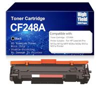 SXLXYOF Cartouches de Toner pour HP 48A CF248A, compatibles M15W M15A MFP M28W M28A M31W M31A M16A M16W M29W M29A, imprimante à Haut rendement, Fonctionne avec Puce,48A CF248A Black-1PC