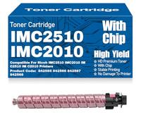 SXLXYOF pour Ricoh IMC2510 IMC2010 Cartouches de Toner compatibles IMC2510 C2010 842565, 842566, 842567, 842568 pour Ricoh IMC2510 IMC2010 IM C2510 IM C2010,Magenta-IM C2510 C2010