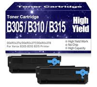SXLXYOF pour Xerox B305 B310 B315 Cartouche de Toner à Haut rendement 006R04376 006R04377 006R04378 Cartouches de Toner compatibles pour Xerox B305 B310 B315, 3000 Pages sans Puce,B310 Black-2PC
