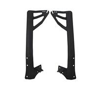 SXMA Supports de Pare-Brise supérieurs - Kit de Support de Fixation de Montant A pour Montant pour 07-17 Wrangler JK Barre de lumière à Del 52 Pouces J132