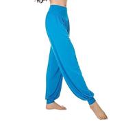 SXME MIGHT SAY Pantalon sarouel pour femme - Pantalon décontracté pour dames - Taille élastiquée - Tissu souple et extensible - Longueur complète - Grande taille UK, turquoise, 36-54