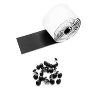 Sxmrmnx 1,5 m de long en bois synthétique pour poutres, support flexible pour cacher les espaces, support aspect métal pour poutres en bois, produits architecturaux pour poutres