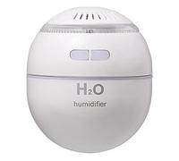 Sxmrmnx 120ML Space Ball Chapiteau Coloré Tasse USB Humidificateur Tumbler ArôMe Diffuseur Mini Air Humidificateur avec LumièRe LED, Blanc