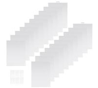 Sxmrmnx 15PCS 14 Compte Feuilles de Toile en Plastique, Toile en Plastique Perforée pour Point de Croix, Toile en Plastique, Finition Soignée
