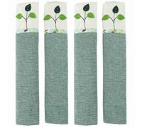 Sxmrmnx 2 Paire de Coton Porte Poignee Couvre Refrigerateur Poignee de Porte Couverture Double Porte Refrigerateur