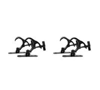 Sxmrmnx 2 Paire de Crochets de LumièRe de ScèNe en Aluminium, Faisceau de LumièRe à TêTe Mobile, Charge de Sécurité 150 Kg pour Équipement de ScèNe DJ Disco (B)