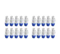 Sxmrmnx 20 Pièces Connecteur Powercon Mâle 3 Broches Prise D'Entrée de Signal pour Faisceau de Scène Lumière de Sortie de Puissance