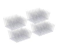 Sxmrmnx 20 PièCes SéRies/BoîTe Oiseaux Pointes, Acier Inoxydable Oiseau Dissuasif Pointes Couverture pour ClôTure Garde-Corps Murs Toit Cour