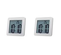 Sxmrmnx 2X Horloges de Salle de Bain NuméRiques Simple LCD RéVeil ÉLectronique ÉTanche Douche Montres Horloges de TempéRature Minuterie Suspendue