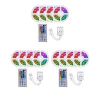Sxmrmnx 3Ensemble Bande Lumineuse LED Flexible 20M RVB 3528 1200LEDs avec Télécommande à 44 Touches pour Chambre Toussaint NoëL