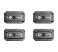 Sxmrmnx 4X Convertisseur Bluetooth Hub USB 5.0 Clavier et Souris Filaire vers Adaptateur Hub sans Prenant en Charge 8 Appareils pour Tablette, Ordinateur Portable, Mobile