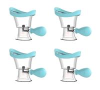 Sxmrmnx 4X Gobelets de Lavage Oculaire en Silicone Souple Nettoyant pour les Yeux Gobelets de RinçAge Gobelets de Bain Réutilisables