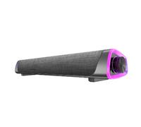 Sxmrmnx Barre de Son Stéréo Caisson de Basses pour Ordinateur Portable PC Lecteur de Musique (Noir)