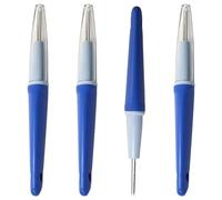 Sxmrmnx Ensemble D'Outils de Feutrage à L'Aiguille 4Pcs, Style Stylo avec 3 Aiguilles, Kit D'Outils de Feutrage à L'Aiguille en Laine avec 3 Aiguilles