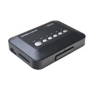 Sxmrmnx Full HD 1080P Support -Compatible AV USB HDD SD MMC 264 MKV Lecteur Multimédia Multimédia Portable EU Plug