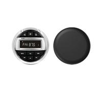 Sxmrmnx Housse de Protection en Silicone Souple pour Radio Marine, Lecteur MP3, Radio FM, Bateau, Étanche, pour UTV, ATV, Spa, RZR