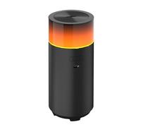 Sxmrmnx Humidificateur à Lumière LED, Machine D'Aromathérapie, Diffuseur D'Huiles Essentielles Silencieux USB, Veilleuse, Humidificateur d'air Brumisateur, Noir