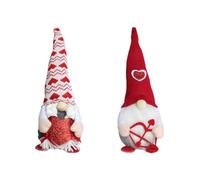 Sxmrmnx Kit de Peluche de Gnomes de la Saint-Valentin - Ensemble de Décoration de la Saint-Valentin Comprenant 2PCS M. et GNOME Suédois Tomte - Cadeaux de la Saint-Valentin