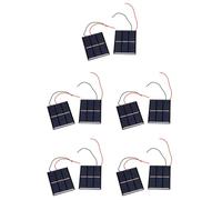 Sxmrmnx Lot de 10 cellules solaires micro Mini Power 1,5 V 400 mA 80 x 60 mm pour panneaux solaires - Projets de bricolage - Chargeur de