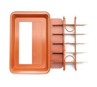 Sxmrmnx Moule a Gateau antiadhesive de Marmite avec trancheuse/Couteau integree (Grand)