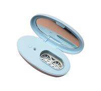 Sxmrmnx Nettoyeur de Boîtier de Lentilles de Contact Ultrasonique Portable, Machine Efficace de Retrait des Protéines, Conteneur de Nettoyage de Larmes
