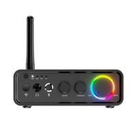 Sxmrmnx Nouveau Mini Amplificateur M19 BT Stéréo Bluetooth 5.3 Amplificateur de Puissance Domestique 200 W Amplificateur de Puissance Audio Double Canal Prise UE
