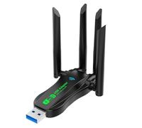 Sxmrmnx Nouvelle Carte Réseau USB 1300M Bluetooth 5.0 2 en 1 pour Ordinateur 2,4 G 5 GHz Récepteur WiFi sans 2,4 G Double Bande à Travers Les Murs