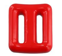 Sxmrmnx Poids de plongée pour équipement de plongée, ceinture de , plomb enduit, poids de plongée, poids de plongée enduit, poids de ceinture de plongée 1500 g, rouge