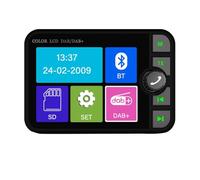 Sxmrmnx Récepteur Radio /+ LCD 2,4 Pouces Lecteur MP3 Bluetooth Diffusion de Signal Numérique FM pour Voitures Européennes