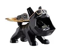 Sxmrmnx Statue de Chien, Sculpture Statue d'animal Bouledogue, Salon Étude Chambre Décoration Accessoires de Décoration Intérieure