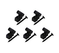 Sxmrmnx Support de cordes à billes pour guitare électrique - Support de corde à roulement à billes - Support d'arbre à roulettes - Verrouillage des cordes - Guide de cordes - Noir