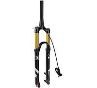 SXNFSX Fourche Avant VTT 26/27,5/29 Pouces, débattement de 100 mm, Fourche Droite/Conique de 1-1/8", réglage du Rebond, Frein à Disque QR 9 mm D, 27,5