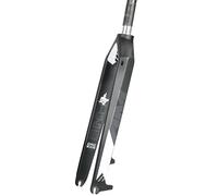 SXNFSX Fourche VTT 26/27,5/29 Pouces, Fourche Tout Carbone, Frein à Disque Avant Rigide QR 9 mm, Tube Droit Non fileté 1-1/8" (Couleurs : Noir, Blanc, Gris, Taille 27,5")